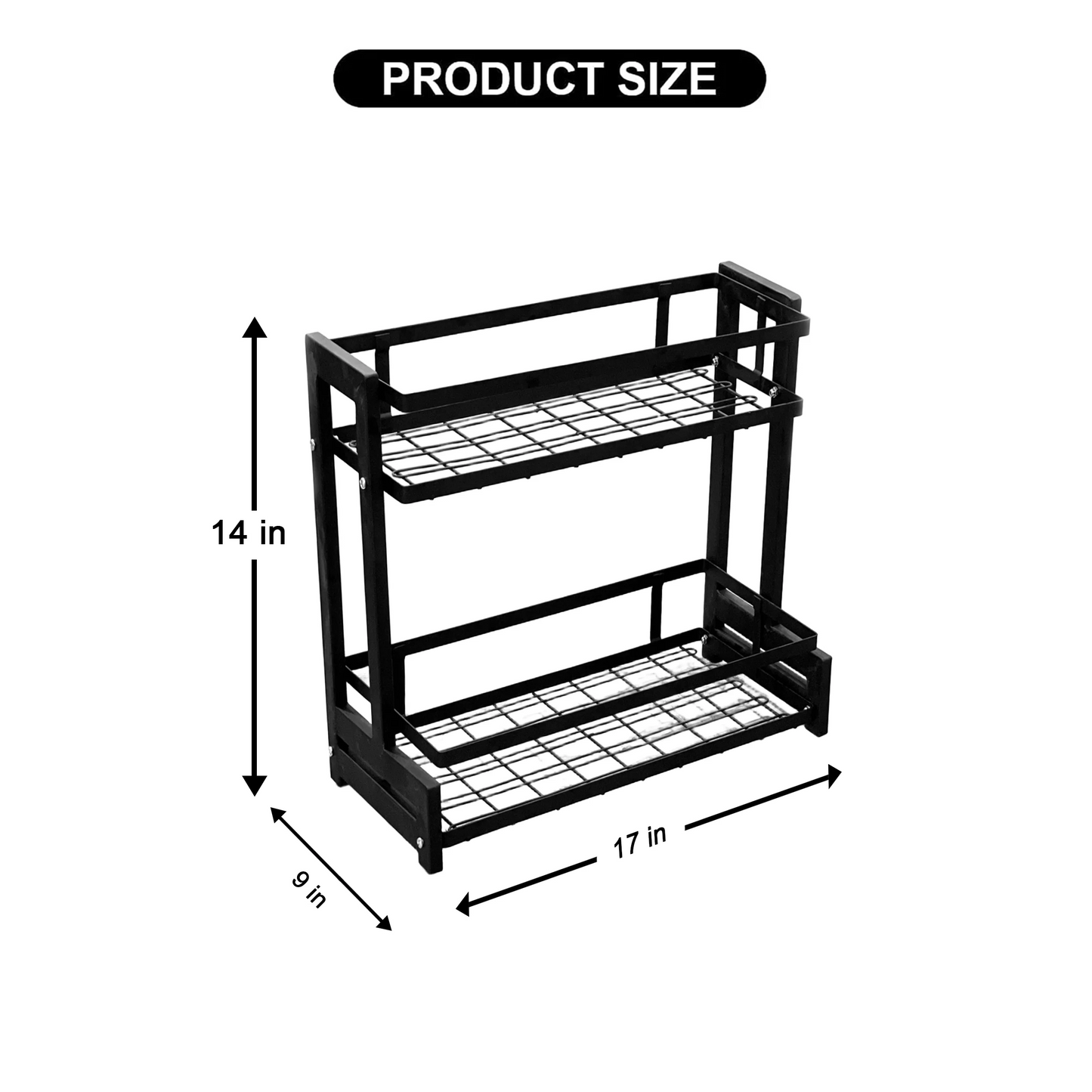Multi-Tier Countertop Rack Kitchen Storage Pakistan