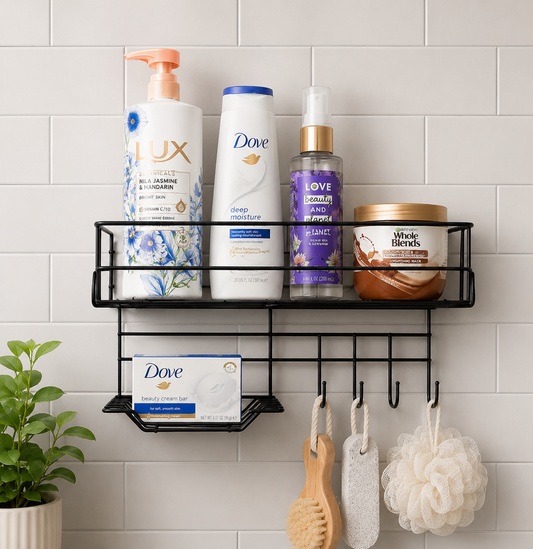 Bathroom Shelf Hooks Soap Dish Metal Organizer Pakistan