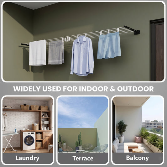 Foldable Cloth Drying Stand Wall Mount Pakistan