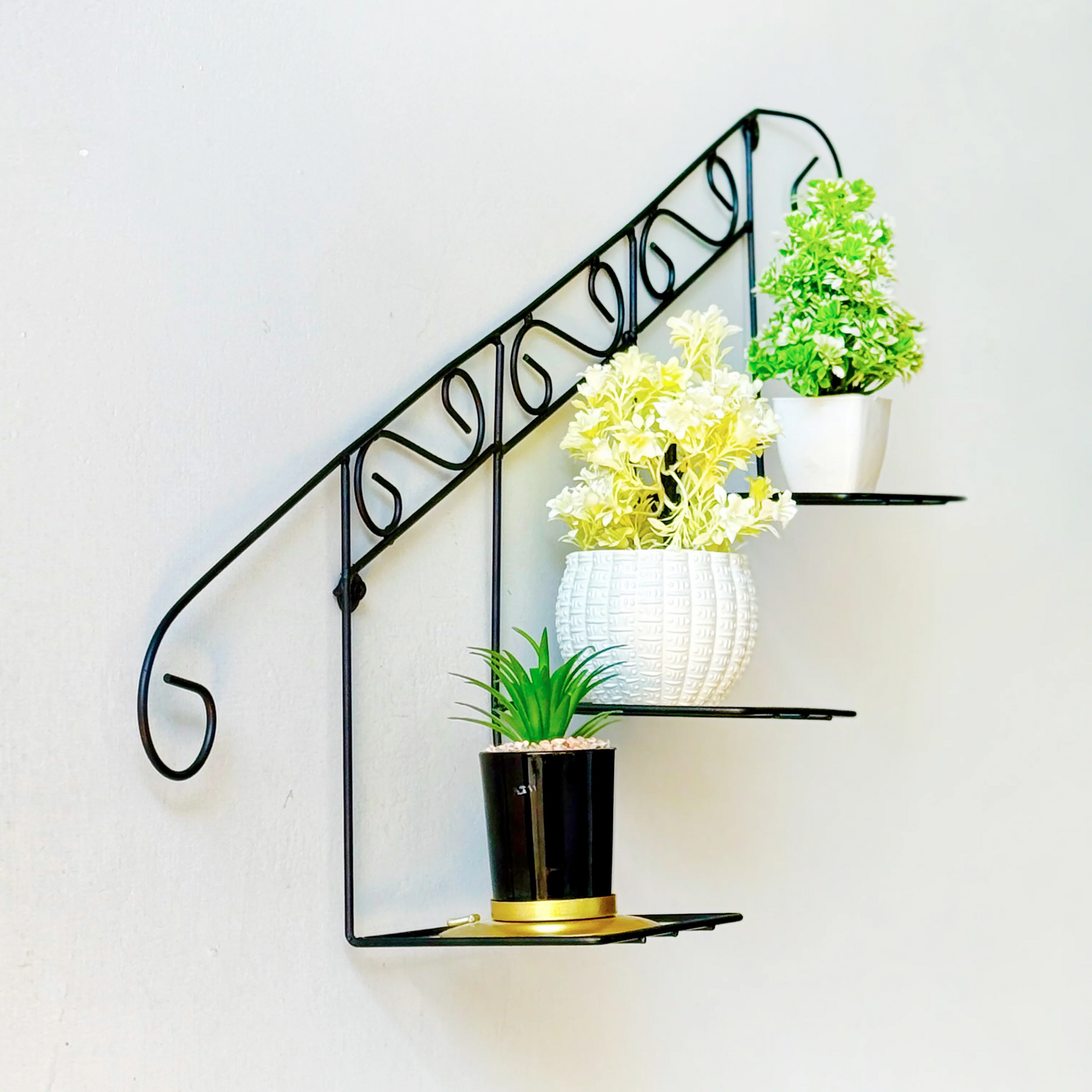 Staircase Floral Display Basket Wall Mount Karachi