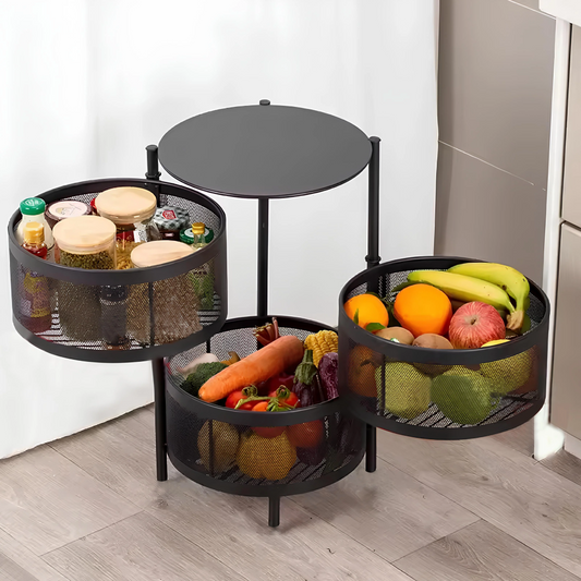 Round Vegetable Basket Metal Counter Top Pakistan
