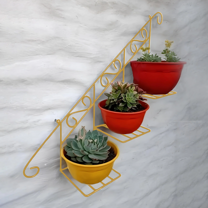 Staircase Floral Wall Basket Display SEW Markaz