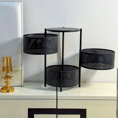 Counter Top Vegetable Metal Trolley Round Shape Karachi