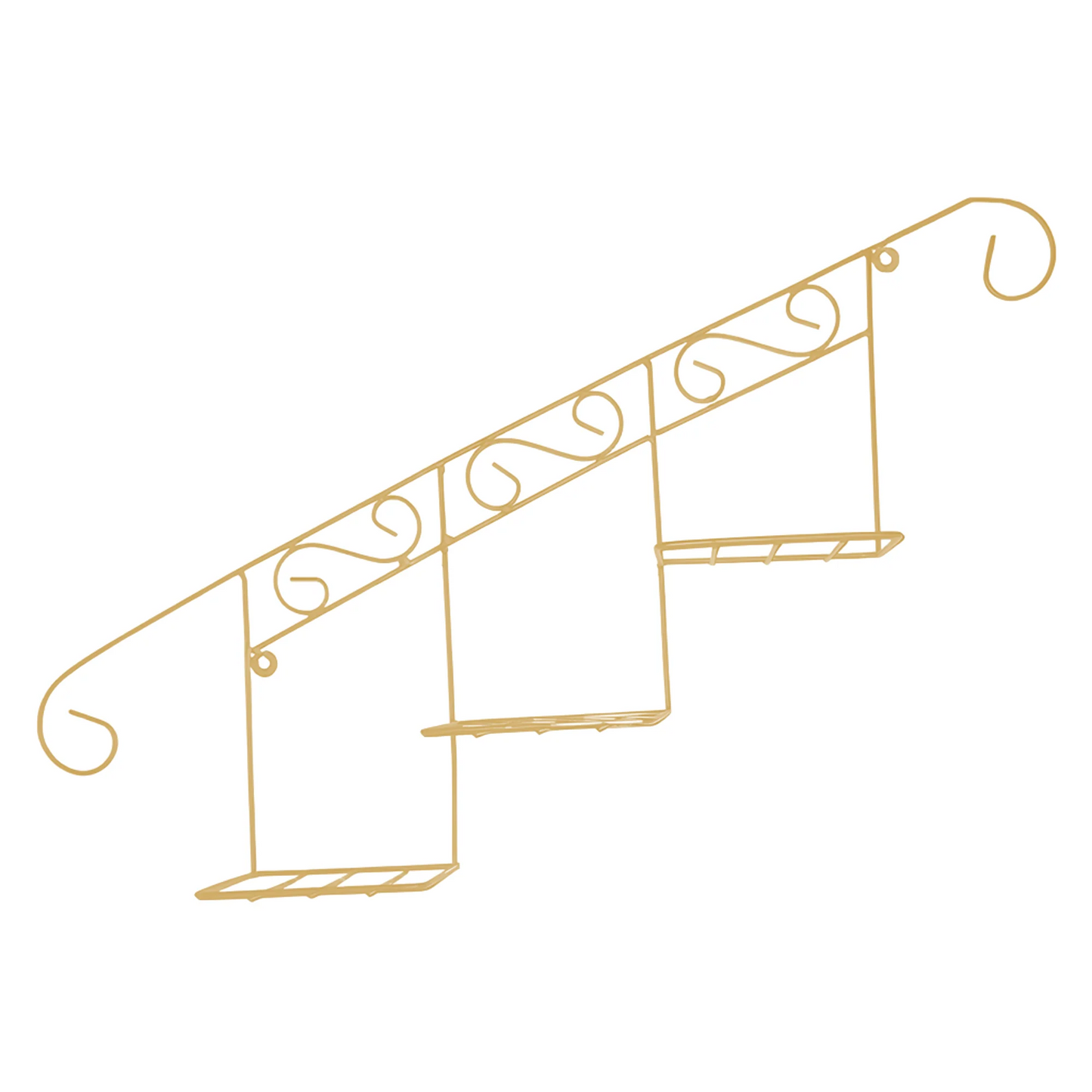 Staircase Floral Display Wall Basket