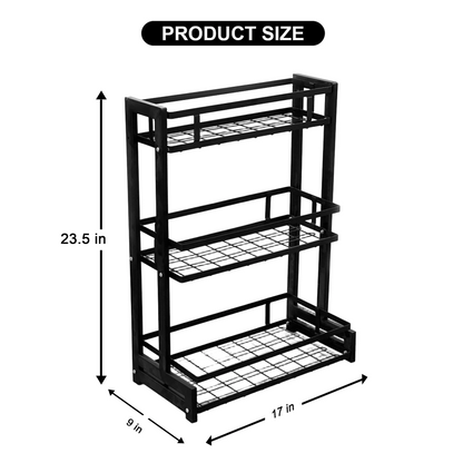 Multi-Tier Storage Rack Kitchen Organizer SEW Markaz