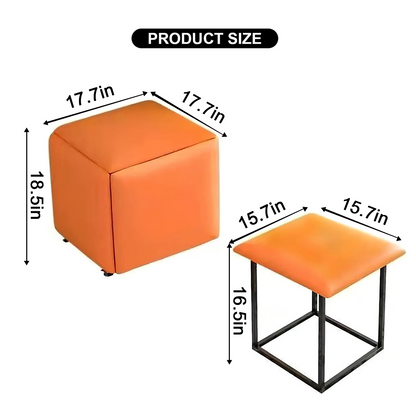 FlexiCube Storage Ottoman Modern Design Pakistan