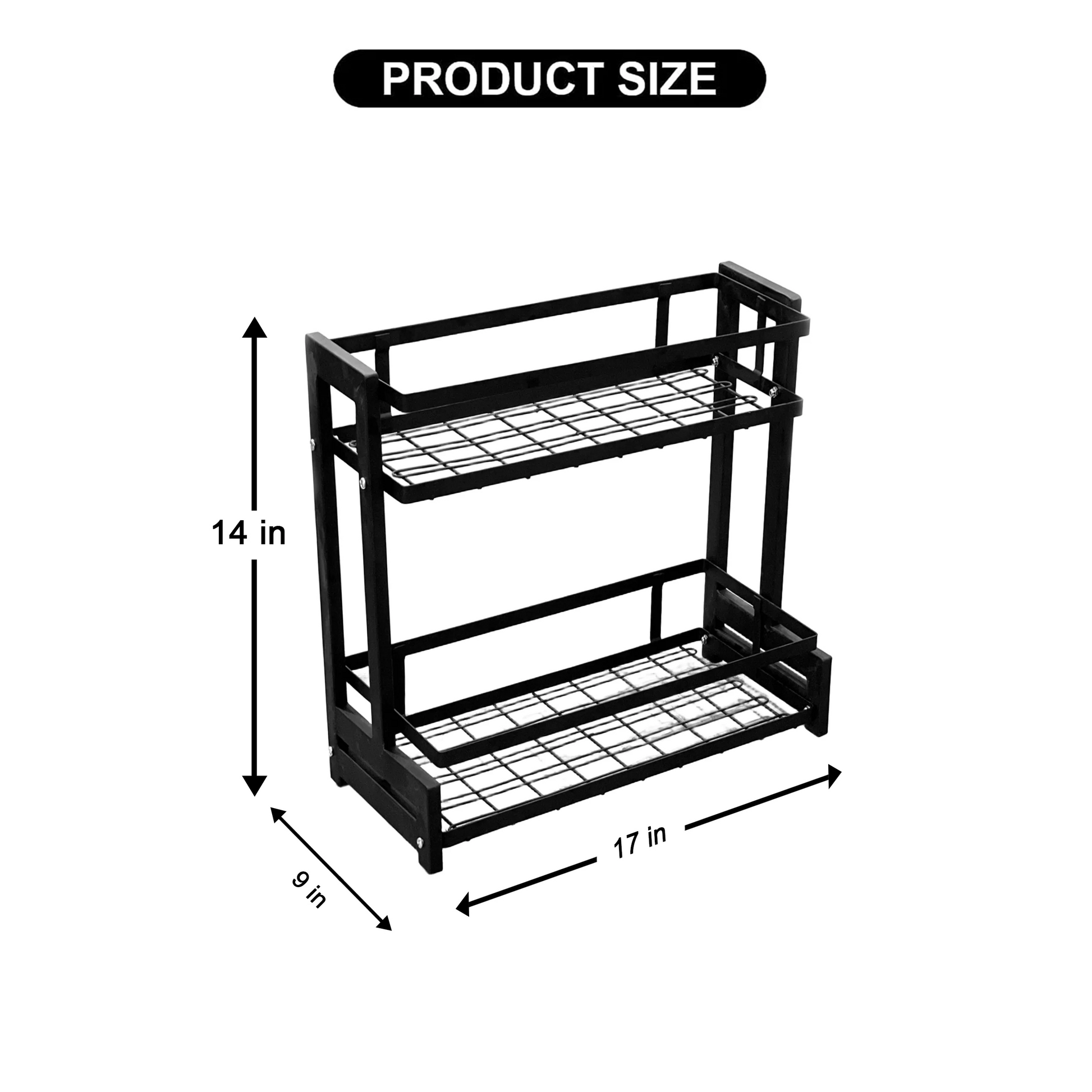 Multi-Tier Countertop Rack Kitchen Storage Pakistan