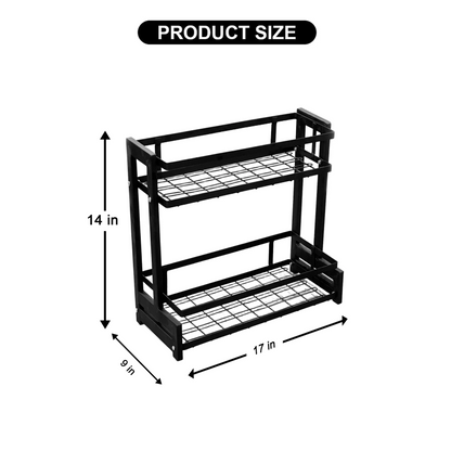 Multi-Tier Countertop Rack Kitchen Storage Pakistan