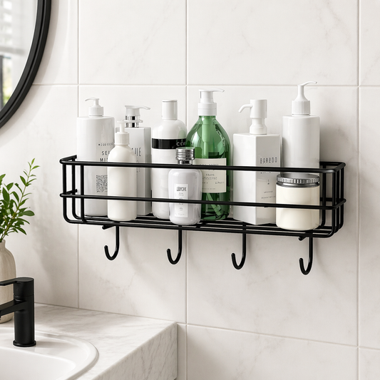 Rectangle Metal Stand with Hooks Entryway Organizer Karachi