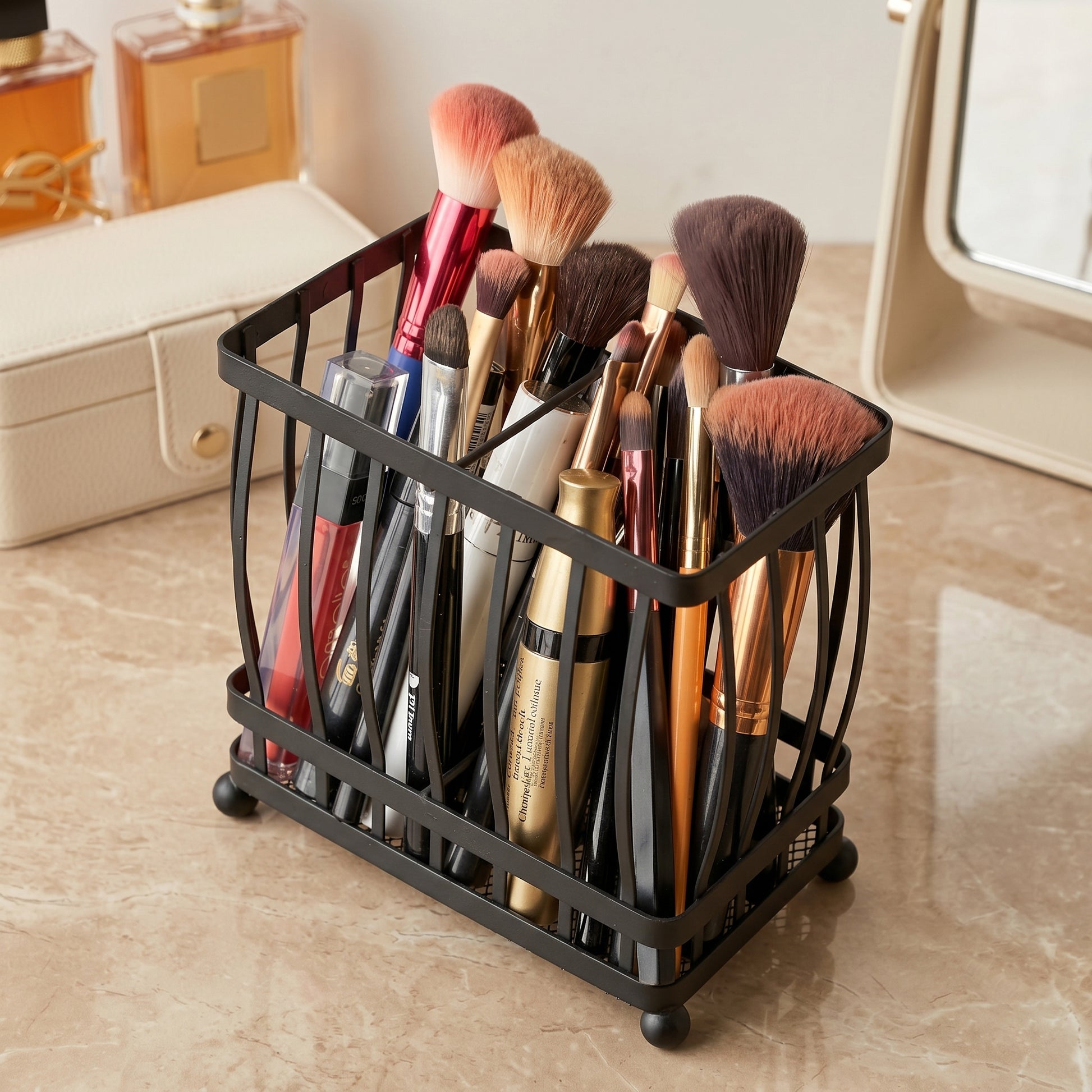 Versatile Metal Caddy Storage Organizer SEW Markaz
