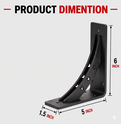 Mantel Bracket Size Chart Heavy Duty Wall Mount Karachi