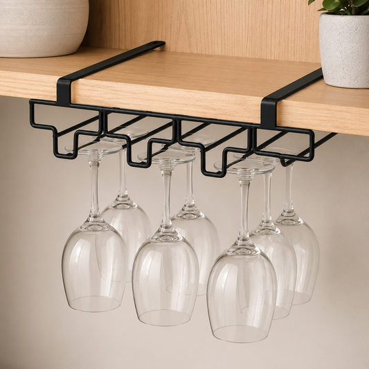 Upside Down Glass Storage Rack Kitchen Organizer Karachi
