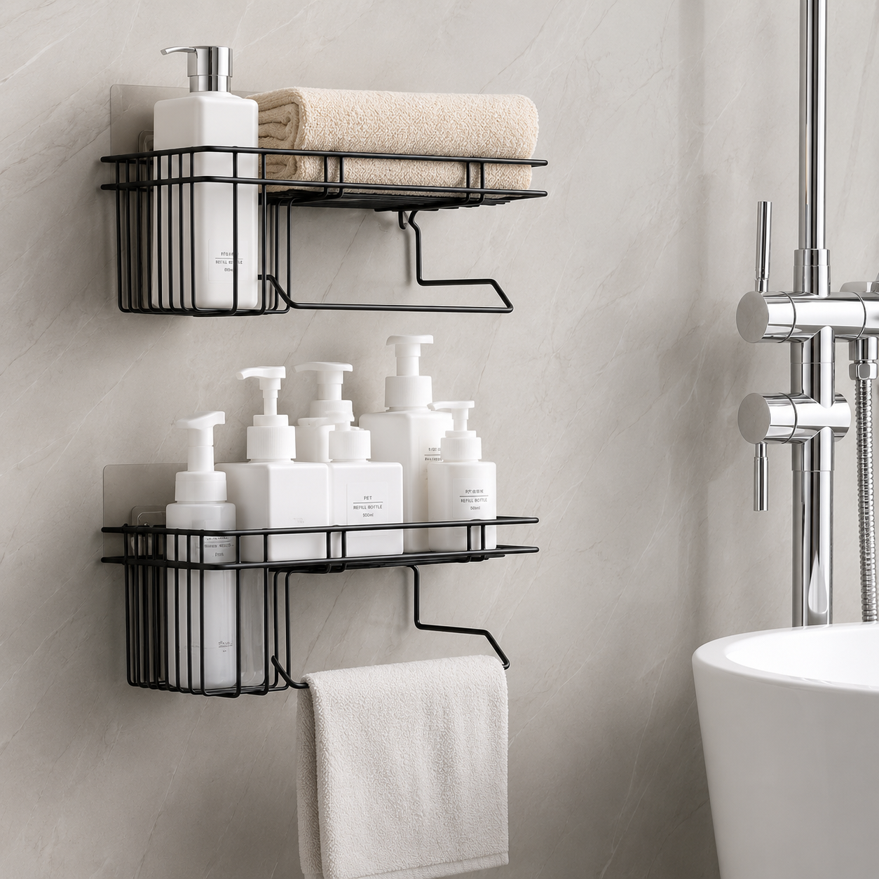 Bathroom Wall Caddy Space Saver Modern Pakistan