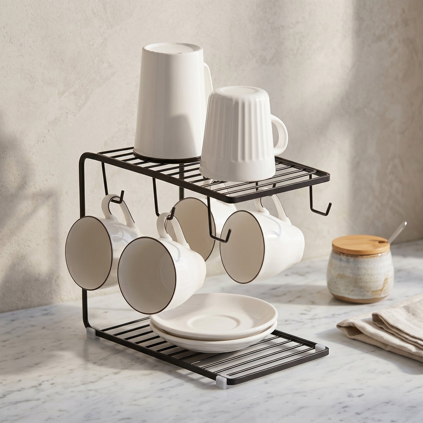 Coffee Cup Stand Kitchen Organizer Metal Karachi