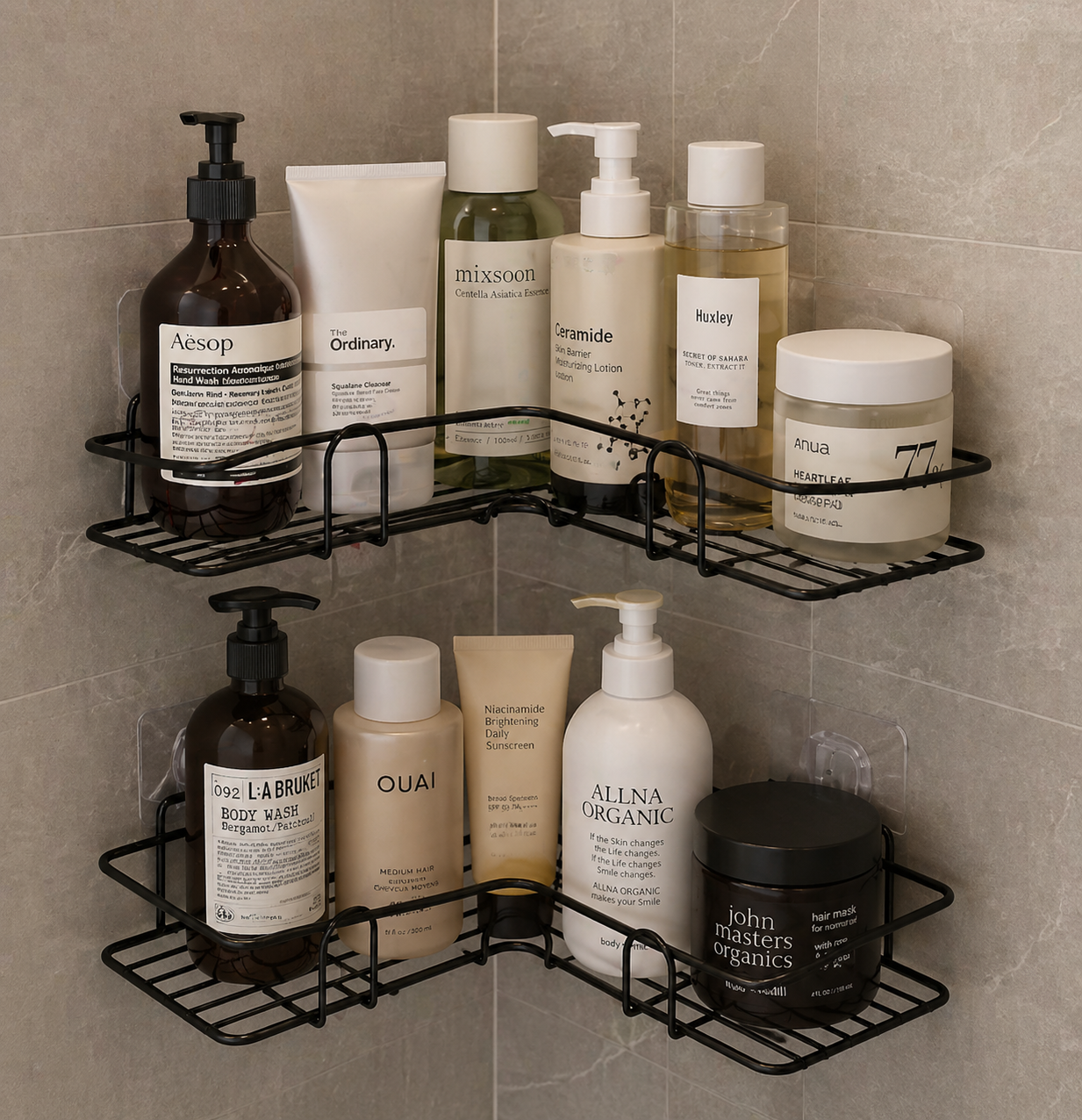 Bathroom Metal Corner Stand Space Saver Pakistan