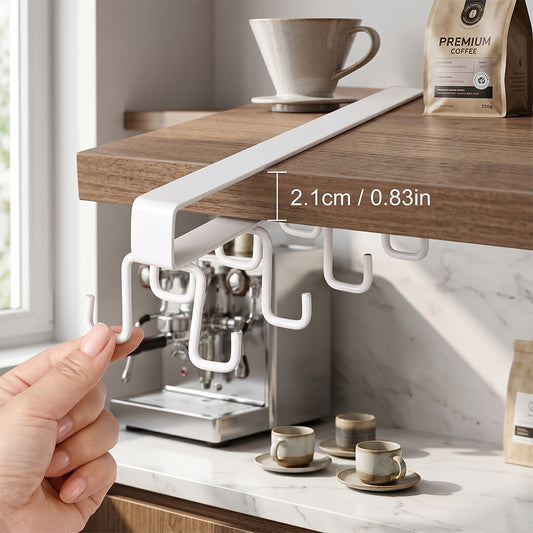 Cabinet Dual Cup Hanger Space Saver Kitchen Organizer Karachi