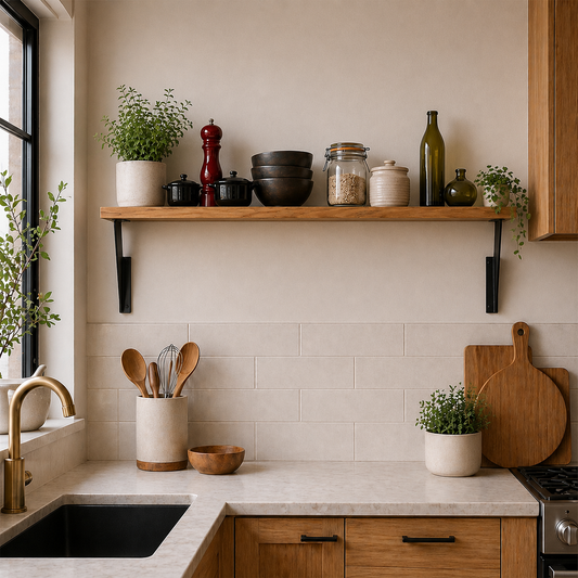 Floating Shelf Bracket With Wood Heavy Duty Wall Mount Karachi