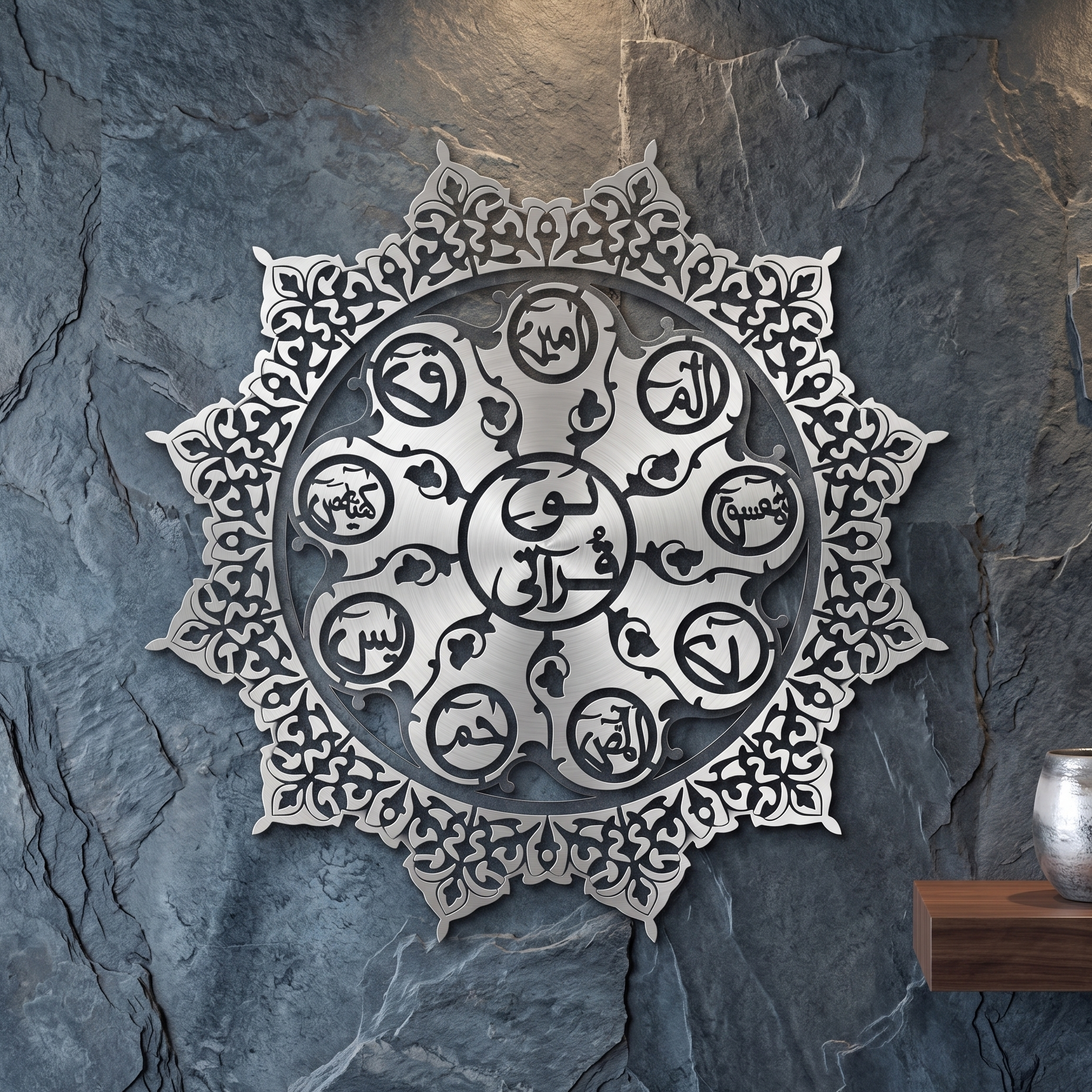 Lohe Qurani Laser Cut Premium Islamic Wall Decor Karachi
