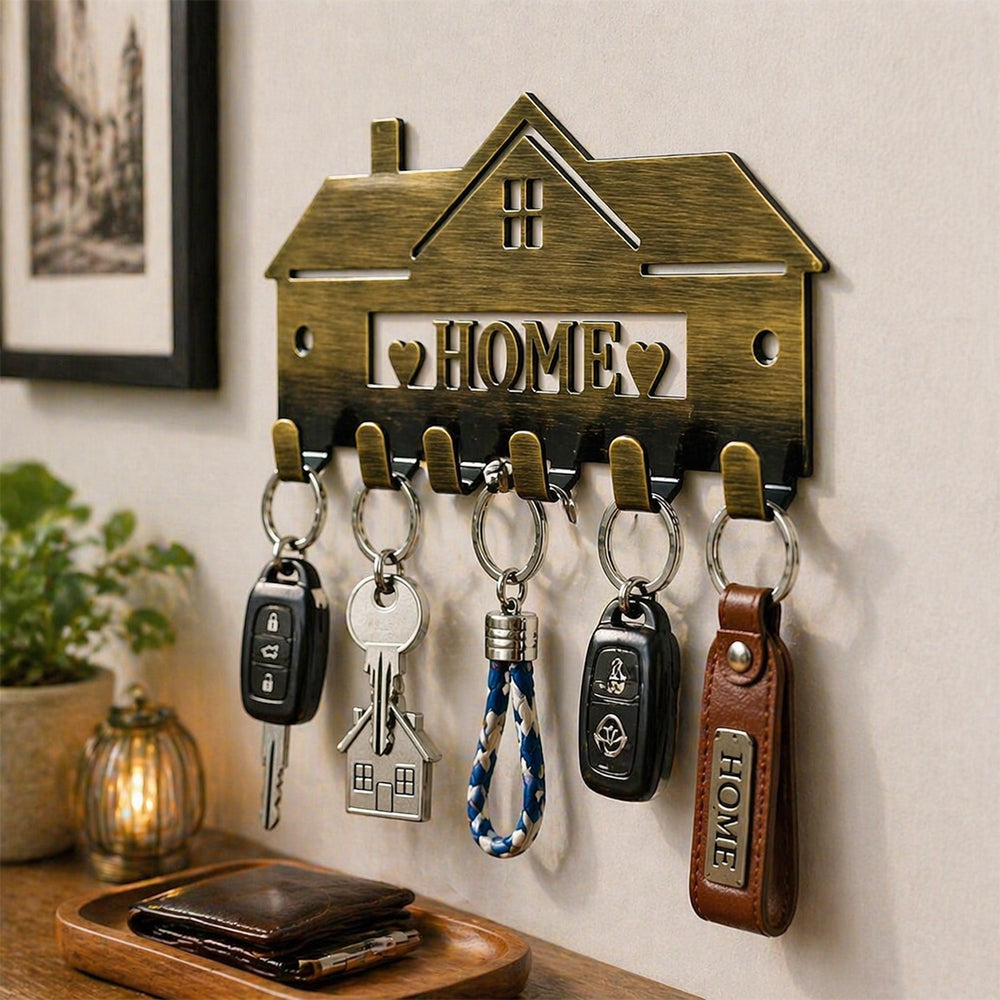 Key Chain Wall Organizer Entryway Metal SEW Markaz