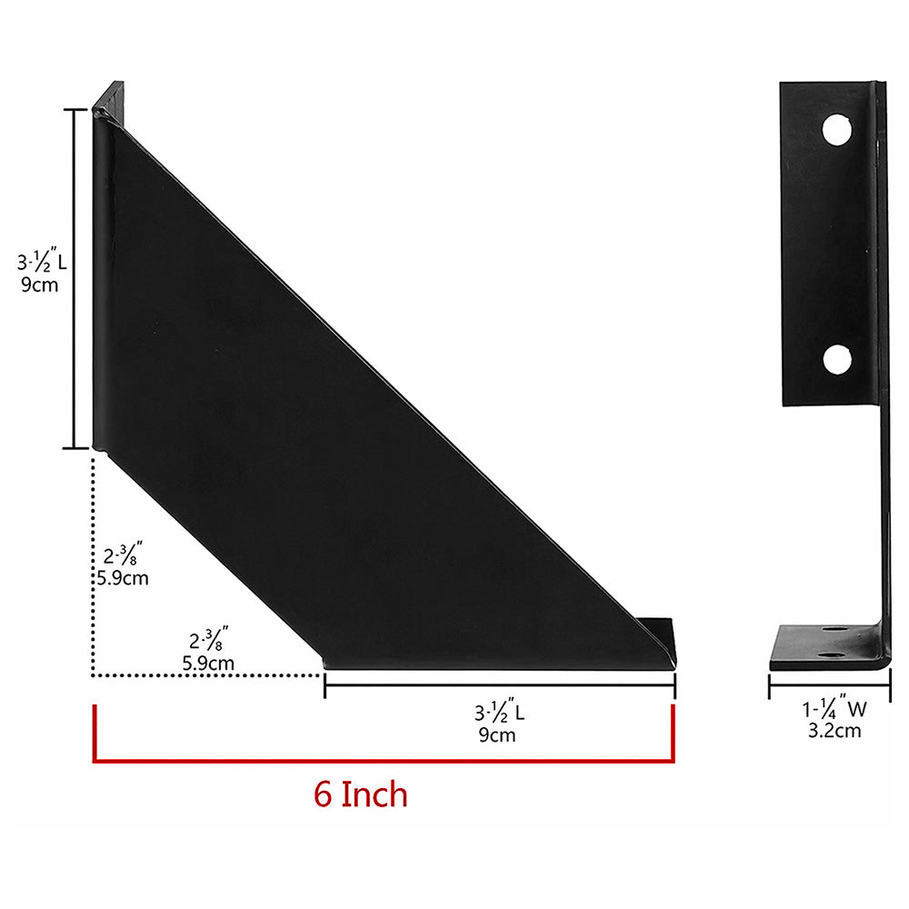 Shelf Bracket Size Chart Heavy Duty Metal Pakistan