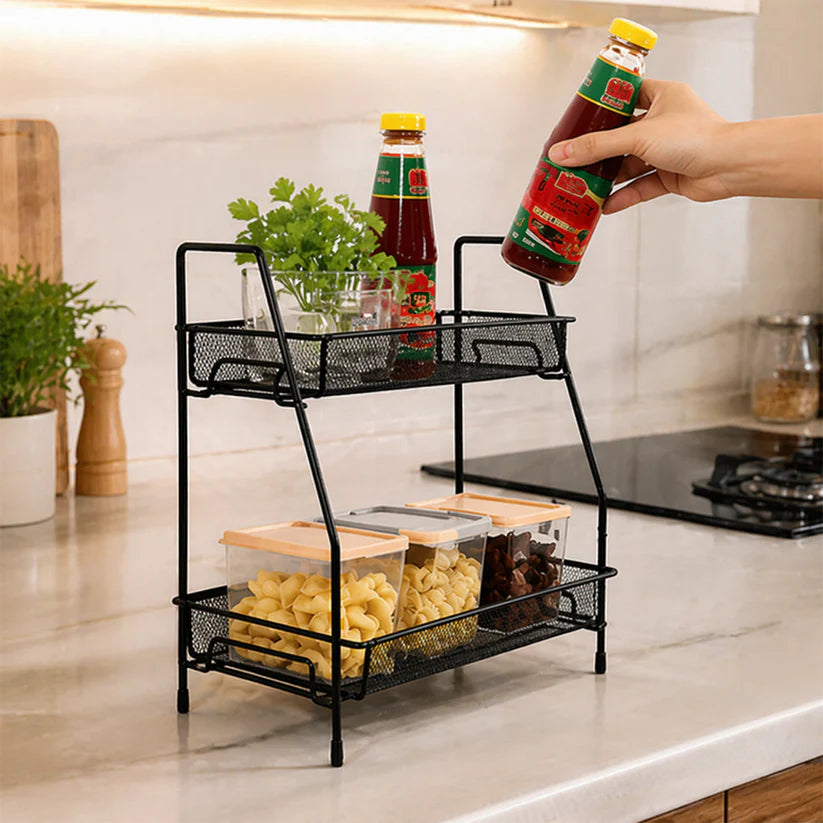 Kitchen Essentials Combo – Cabinet Hanger, Glass Stand & Organizer