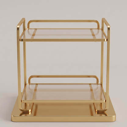 Golden Arc Vanity Stand Premium Makeup Organizer Karachi