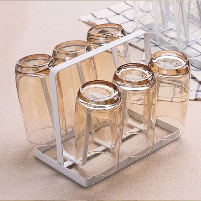 White Glass Stand Premium Kitchen Decor Pakistan