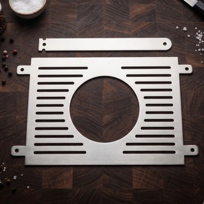 Premium Laser-Cut BBQ Grill – Compact Outdoor Cooking