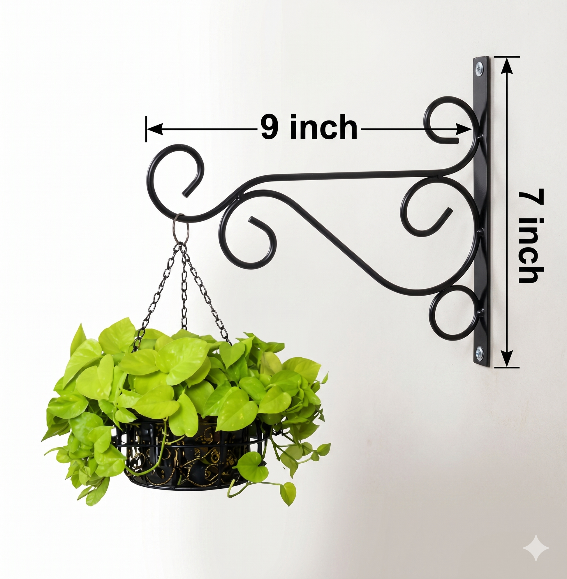 Pot Hanger Size Chart Wall Mount Organizer SEW Markaz